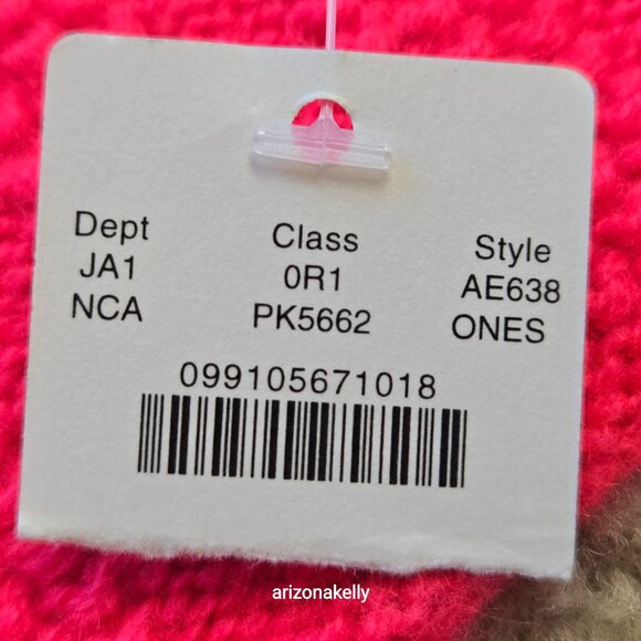 NWT J. Crew Cashmere *HOT PINK* Fuchsia Scarf - Picture 8 of 14